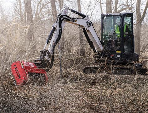 mini excavator mulching head for sale|mini excavator forestry mulcher attachment.